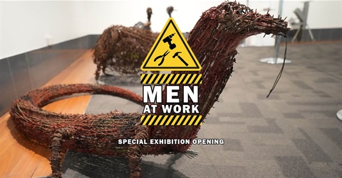 Event Cover - Men at Work special gallery opening